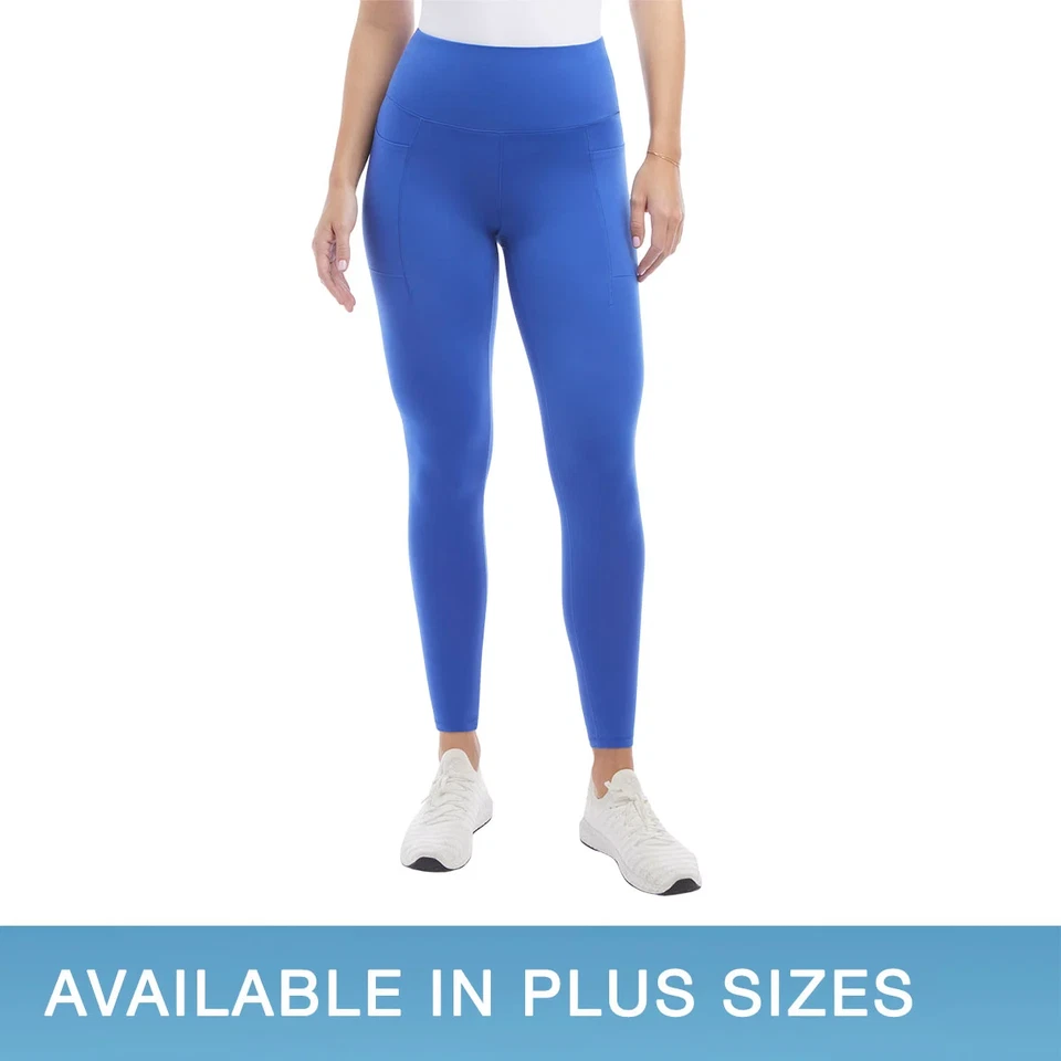 Danskin Ladies' Super Soft 7/8 with Pocket Legging XS Dazzling Blue (192)