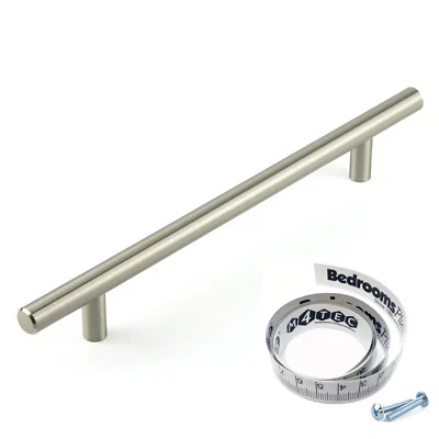 M4TEC Steel Kitchen Cabinet Door Handles Cupboard Drawer Bedroom Furniture Pull - Image 1 of 4