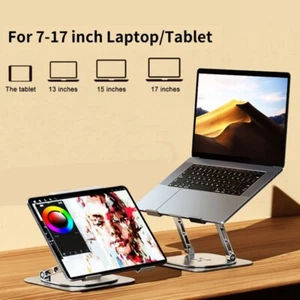 F3 Tablets Pad Cooling Holder Bracket 360°Adjustable Alloy Notebook Stand Rack - Afbeelding 1 van 10