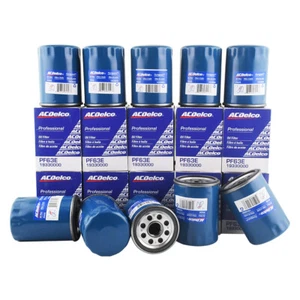 Set of 10 Genuine Engine Oil Filter PF63 PF63E PF63F GM ACDelco for Chevy GMC - Picture 1 of 8