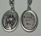 St Ignatius Loyola Holy Medal on 24" Chain Patron Saint of Jesuits & Soldiers