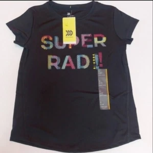 ¡¡Rueda de cena para niñas pequeñas todo en movimiento!!  Camiseta gráfica negra talla S 6/6X - Imagen 1 de 4