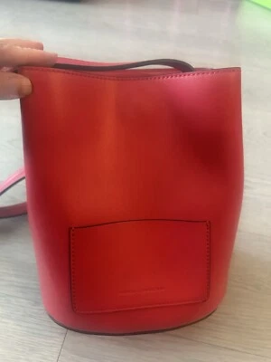 Bolso Cubo French Connection Rojo Pequeño Foto 1 de 4