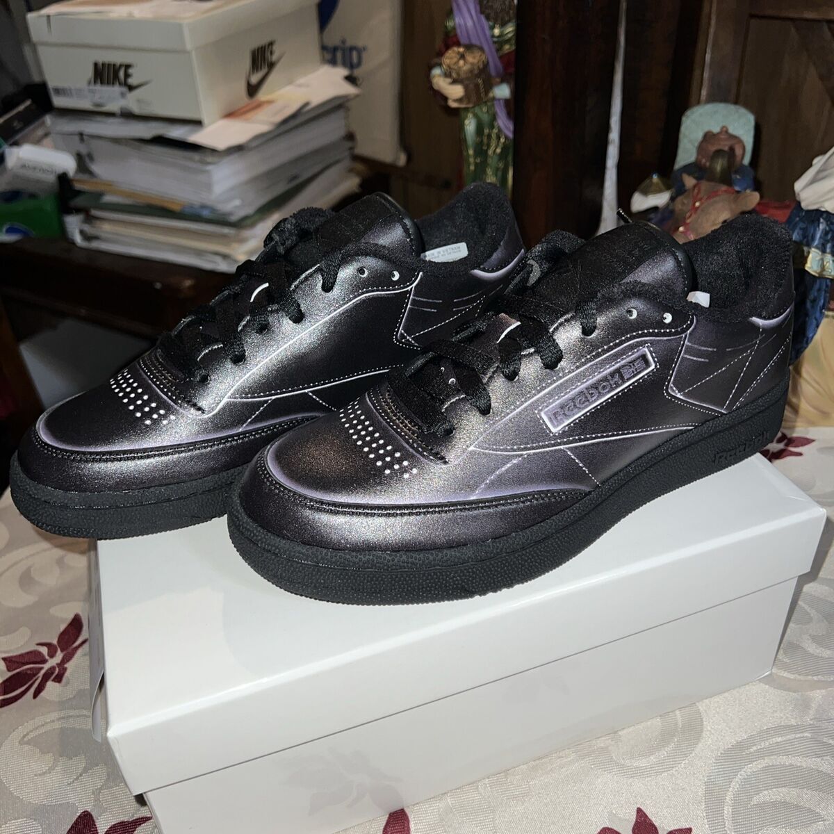 Reebok Maison Margiela x Club C Black for Sale Reebok Maison Margiela x Club C Black for Sale