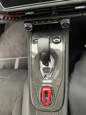 Kit de panel de palanca de cambios de consola de carbono real para Lotus Emira Sports Coupe V6 2022+ Foto 1 de 4