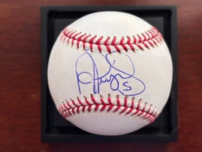 Vintage Pristine Albert Pujols Signed Baseball JSA COA With Ball Holder - Image 1 of 4