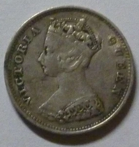 1898 HONG KONG - 10 CENTS - QUEEN VICTORIA - SILVER - HIGH GRADE - KM# 6.3 - Picture 1 of 4