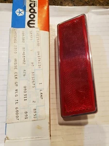 MOPAR 1981-84 ARIES & RELIANT RIGHT SIDE REAR MARKER LIGHT LENS NOS PART#4174118 - Picture 1 of 6