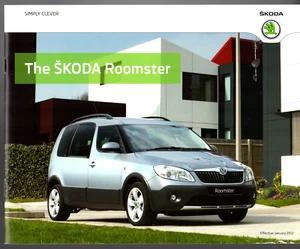 Skoda Roomster Early 2012 UK Market Sales Brochure S GreenLine II SE Plus Scout - Picture 1 of 1