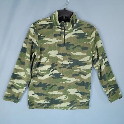 The Children Place Boys 1/4 Zip Camo Pullover Sweatshirt Multicolor Size 2XL - Image 1 of 4