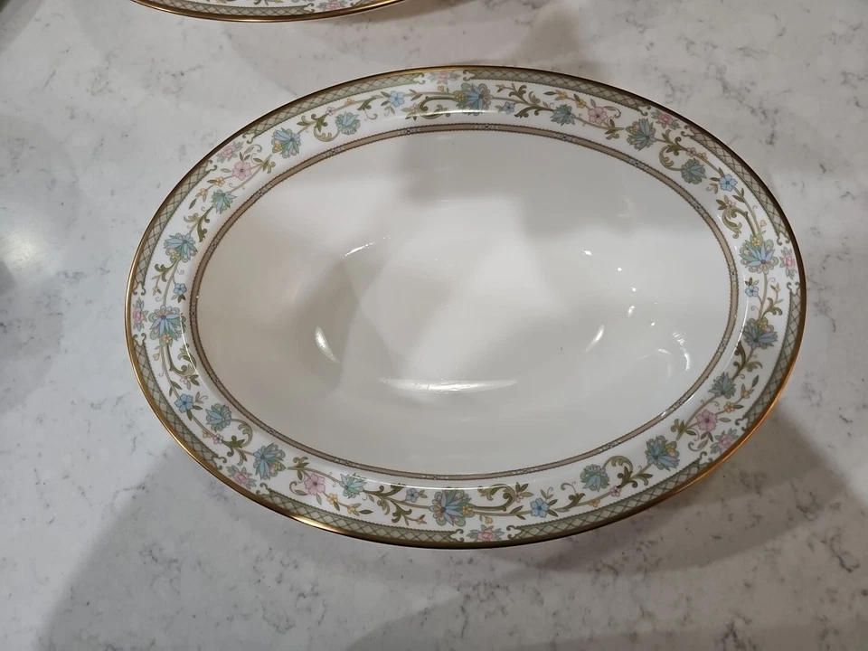 Noritake SAKURA OVAL Shaped Serving Dishes Bone China 9704 Excellent - Image 1 of 4