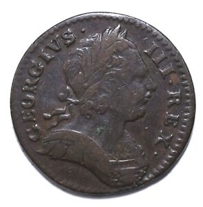 1773, UK, 1 Farthing, George III, VF, Copper, KM# 602, Lot [203]