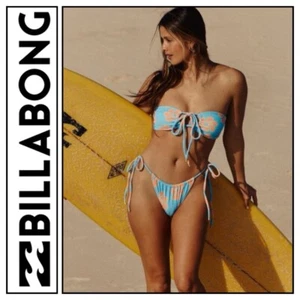 BNWT BILLABONG  SUNDIAL DREW 2 WAY TOP & SKIMPY BELLS BOTTOMS (MED/10) RRP $139 - Bild 1 von 9