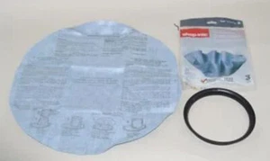 Shop-Vac 90107 Genuine S Reusable Dry Disc Filter & Mounting Ring 3 Pk 901-07-00 - Picture 1 of 4