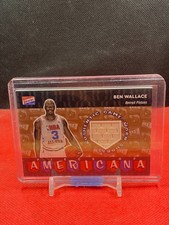 2003-04 Topps Bazooka Piece of Americana Relic #PA-BW Ben Wallace Pistons NBA