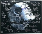 Star Wars signed Ford, Hamill, Fisher 20x16 autographed BAS 1/1 Beckett