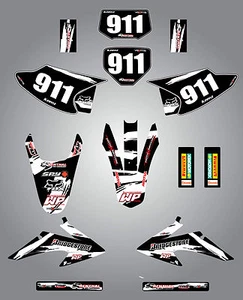 Honda CRF 150 F - 2008 / 2015 Custom graphics kit Safari Style decals - Picture 1 of 1