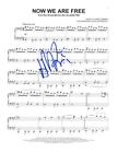Hans Zimmer Signed Autograph Now We Are Free Sheet Music from Gladiator