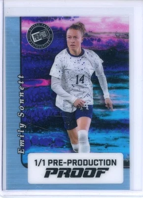 2024 Leaf Pre Production Proof (1/1) Emily Sonnett  - Image 1 of 2