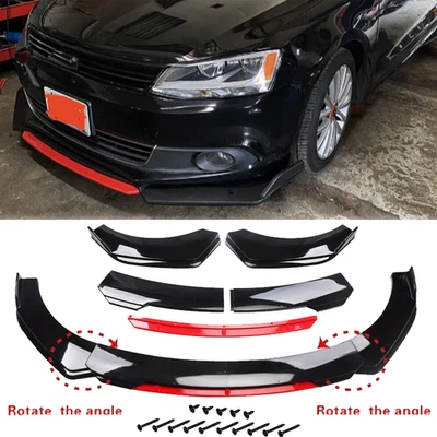 For Volkswagen EOS 2007-2016 Front Bumper Lip Spoiler Splitter Body Kit - Image 1 of 4