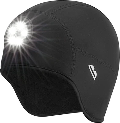 ROCKBROS 骷髅帽头盔衬里冬季保暖骑行帽男式女式 Runnin — 第 1/4 张图片