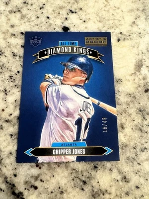 2020 PANINI DIAMOND KINGS ARTIST PROOF GOLD CHIPPER JONES #ATDK-21 MINT /49 - Image 1 of 4