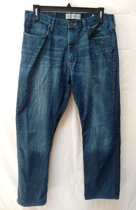 Wrangler Herren Jeans 36 x 32 Relaxed Straight Dark Wash Baumwolle Denim - Bild 1 von 5