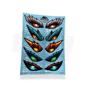 Monster eyes StickerBomb sheet 300x200mm ** RatMally Stickers - Picture 1 of 2