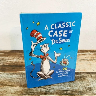 [NEW SEALED] A Classic Case of Dr. Seuss Book Box Set - 20 Children's Books - Image 1 of 3