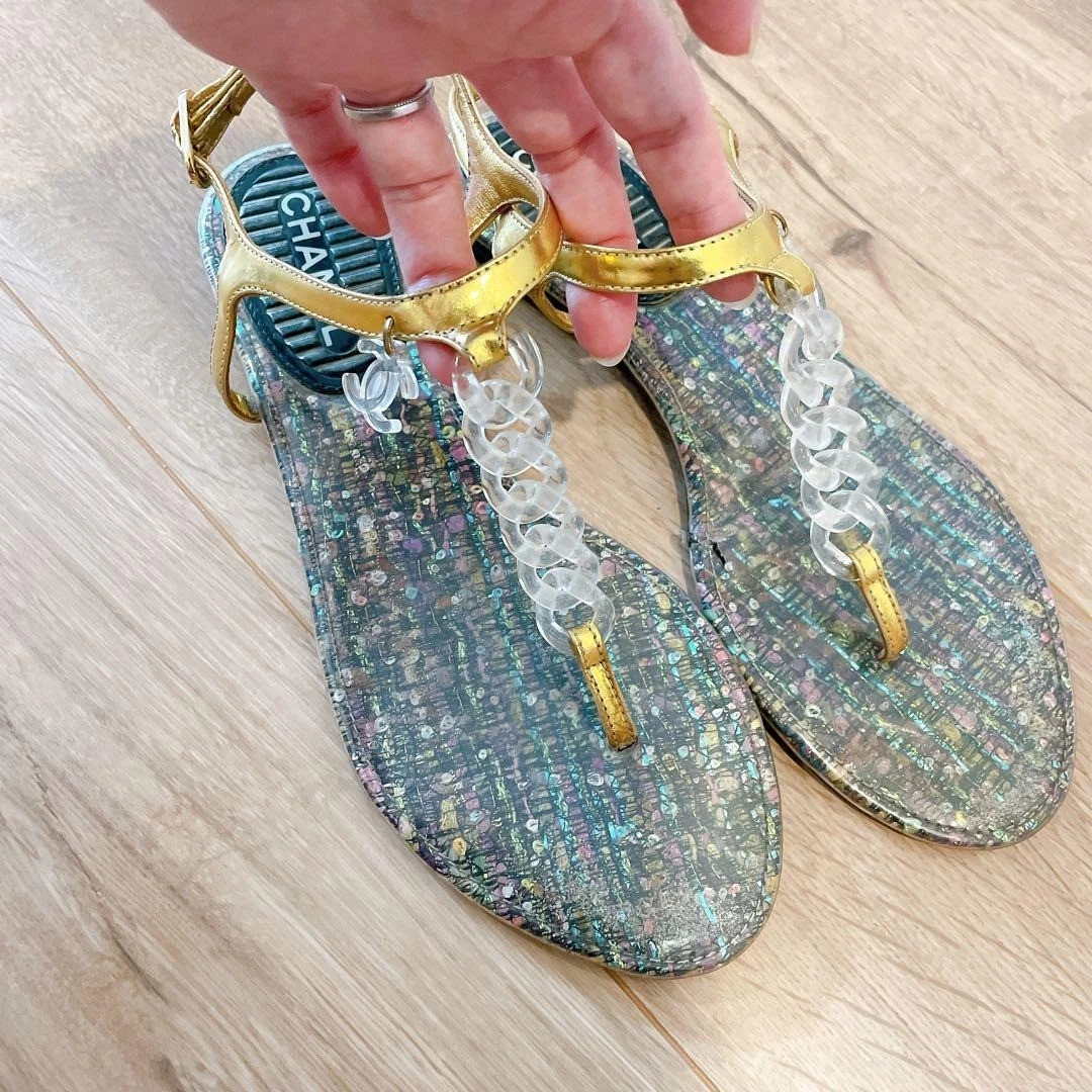 CHANEL Multicolor Sandals for Women | eBay