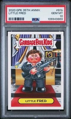 2020 Garbage Pail Kids GPK 81b LITTLE FRED Scarface Al Pacino Parody Card PSA 10 - Image 1 of 2
