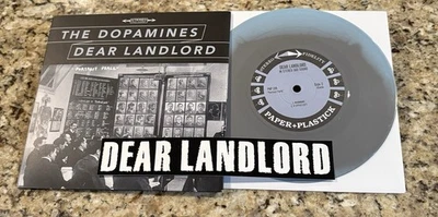 Dear Landlord / Dopamines split 7" record with vinyl sticker - Image 1 of 3