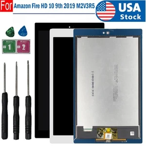 Replacement For Amazon Fire HD 10 9th Gen M2V3R5 2019 LCD Touch Screen Digitizer - Picture 1 of 11