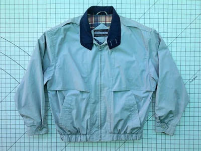 Chaqueta DE COLECCIÓN Members Only Para Hombre Gris Mediana Forrada a Cuadros Ventilada Foto 1 de 4