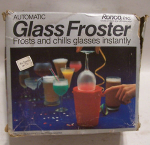 Vintage Ronco (USA) Automatic Glass Froster With Can of Coolant Original Box