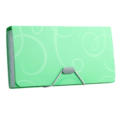 A6 Accordian File Folder Bill Organizer 13 Pockets Expanding File  with K1Q3 - Image 1 of 4