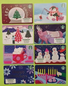 TARJETAS STARBUCKS 2023" 8 TARJETAS NAVIDEÑAS" GRAN PRECIO 🎅 TOTALMENTE NUEVAS - Imagen 1 de 1