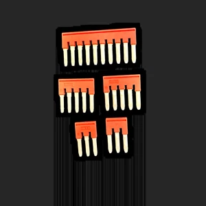 Phoenix Contact FBS Plug-in Bridges 5.2mm DIN Jumpers 24A Red New - Picture 1 of 4