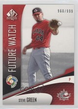 2006 SP Authentic WBC Future Watch /999 Steve Green #WBC-9