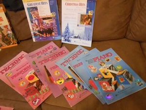 Lot of Ten (10) Piano Lesson Playing Instruction Booklets Bastian Alfred's Used - Picture 1 of 12