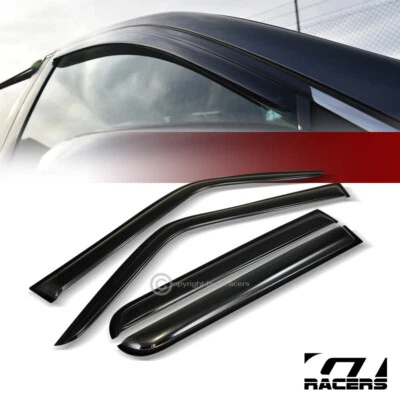 For 2007-2017 Jeep Patriot Sun/Rain Guard Tint Shade Deflector Window Visors 4Pc - Изображение 1 из 4