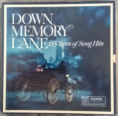 Down Memory Lane 65 Years of Song Hits - Readers Digest 10LP Box Set VG+ to NM - Image 1 of 4