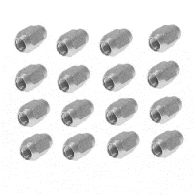 Lug Nut Set of 16 for Golf Carts - EZGO Club Car (Standard 1/2-20) Chrome - Image 1 of 2