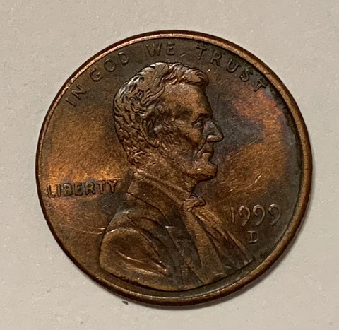 1999 D mint mark Lincoln Memorial penny Cover