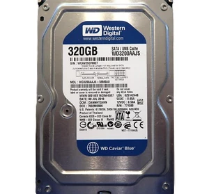 WD WD3200AAJS-56M0A0 THENHT2AHN (WCAV) Tailandia 320gb 3.5" Sata HDD 08JUL2010 - Imagen 1 de 1