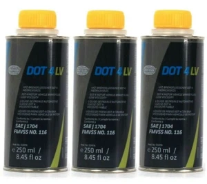 (3 unidades) Líquido de frenos para vehículos de motor Pentosin DOT 4 LV baja viscosidad 8,45 OZ - Imagen 1 de 1
