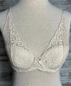 Victoria’s Secret 34c Lined Demi Nude Bra Underwire - Picture 1 of 8