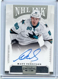 2013-14 Panini Contenders NHL Ink #I-MTE Matt Tennyson - Bild 1 von 2