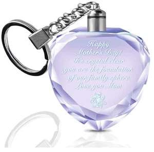 Happy Mothers Day Gifts from Daughter or Son – Unique REAL 3D Illuminating Clear - Picture 1 of 1