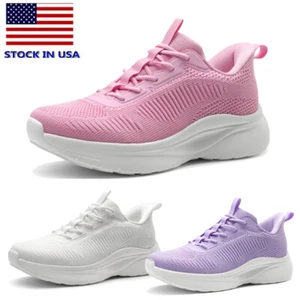 Women Breathable Walking Shoes Tennis Lightweight Outdoor Fashion Sneakers - Picture 1 of 19